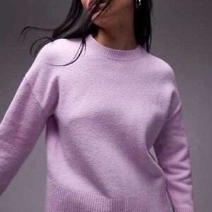& Other Stories Relaxed Fit Crew Neck Sweater in Light Pink